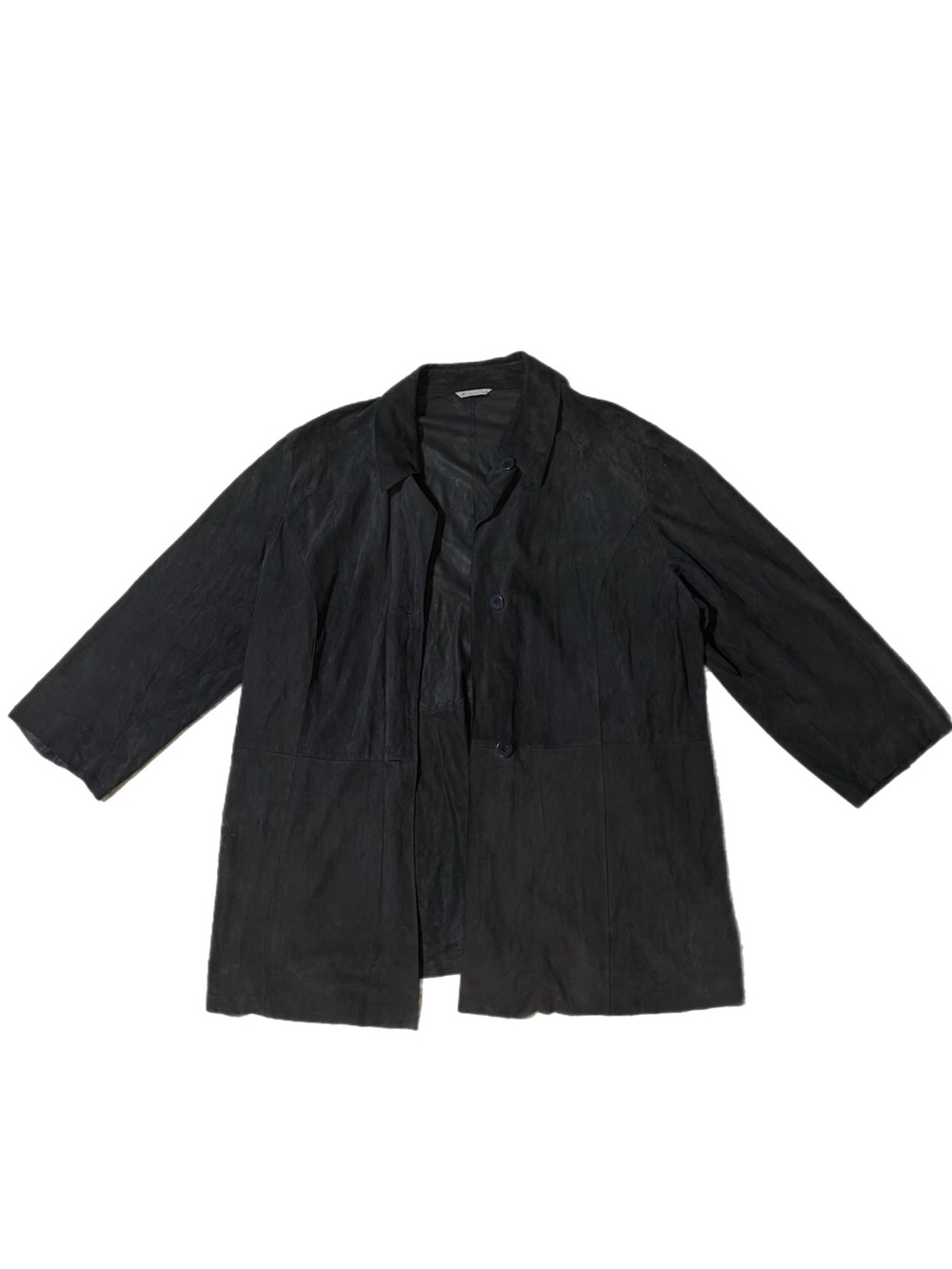 Vintage Marina Rinaldi Goat Leather Made in Italy Jacket